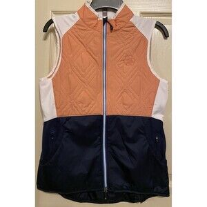 Peter Millar Fuse Elite Vest Womens Sz M Embroidered Pratt Recycled Colorful NWT